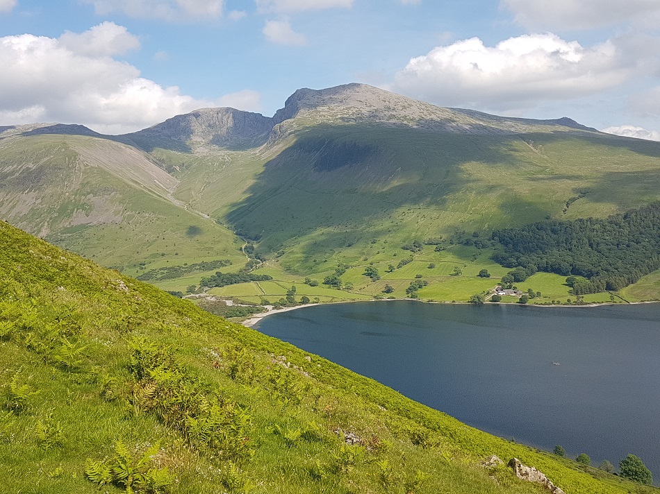 Wastwater & the Scafells from Yewbarrow